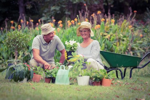 Gardener reviewing a service concern during a complaints process