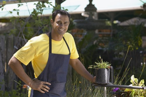 Garden planting and maintenance in a West Hendon outdoor space